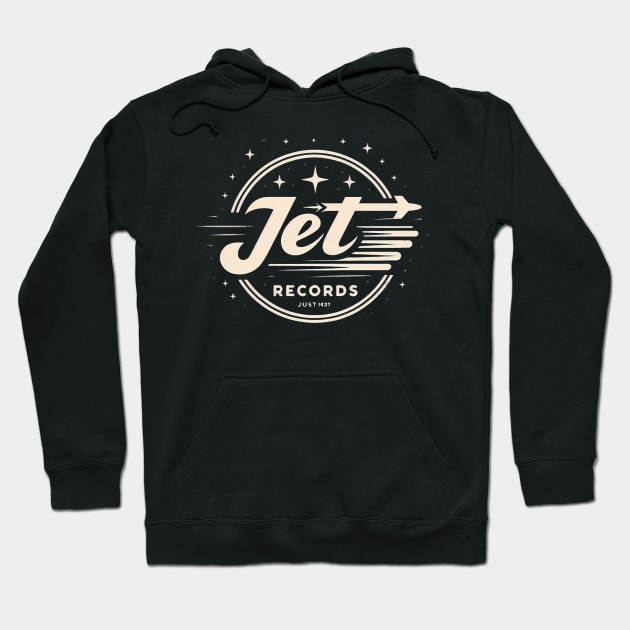 JET RECORDS // Music Fan art Hoodie by Trendsdk